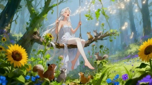 奇幻森林精灵公主