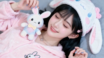 软萌可爱居家兔子少女