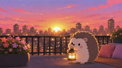 刺猬的黄昏露台