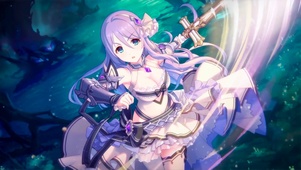 紫色女孩