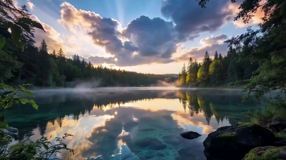 湖泊风景