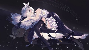 唯美星空少女