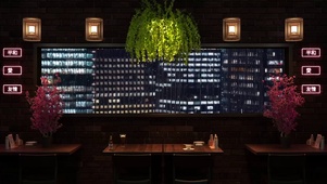 东京雨夜咖啡馆
