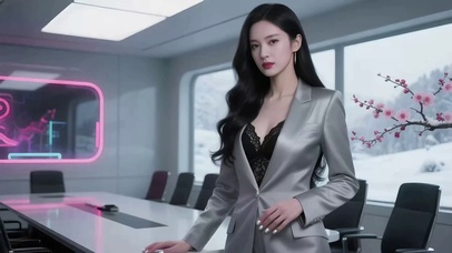 办公室气质美女文秘1