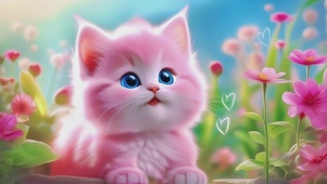 呆萌可爱小猫咪