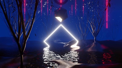 3D循环湖畔