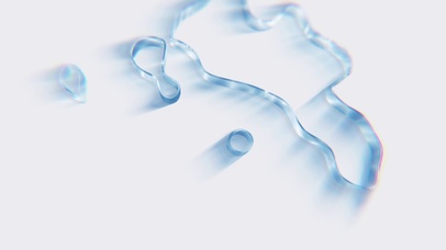 晶莹剔透水滴凝聚特效