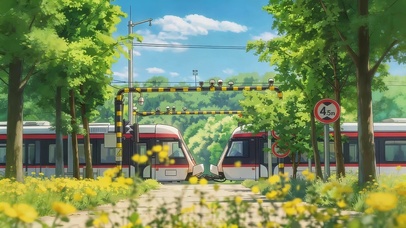 夏日乡村铁路