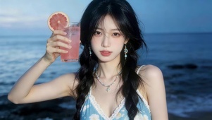 治愈风情少女