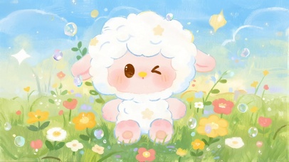 春日花田的软萌小羊