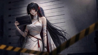 暗黑红瞳绷带美少女