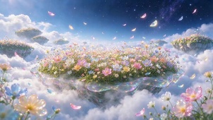 浮岛琉璃花海｜云海幻梦