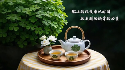 四叶草伴清茶