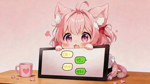 软萌猫耳乖巧收到