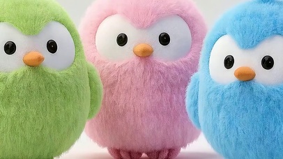 可爱小萌宠带鱼屏