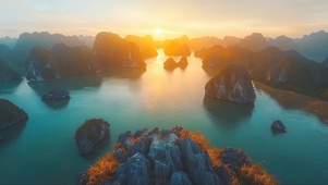 俯瞰落日群岛