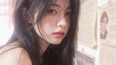 可爱清纯女孩
