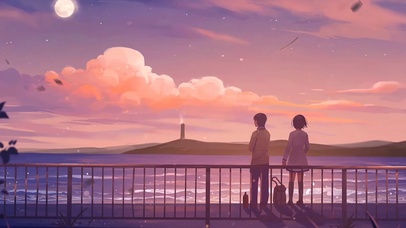 夕阳美好时光
