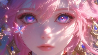 唯美眼睛里有星星