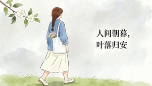 人间朝暮叶落归安