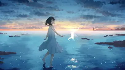 海边女孩
