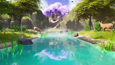 唯美治愈梦幻仙境森林4K60帧