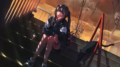 黄昏喵喵女孩~【4K唯美治版】