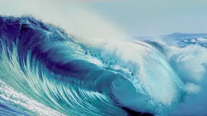 唯美延时海洋慢镜头海浪