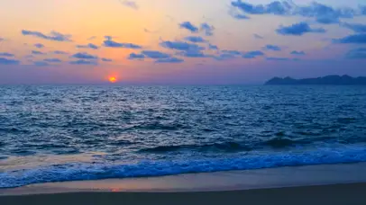 夕阳之浪