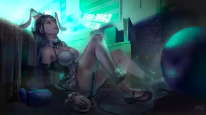 房间的兔女郎
