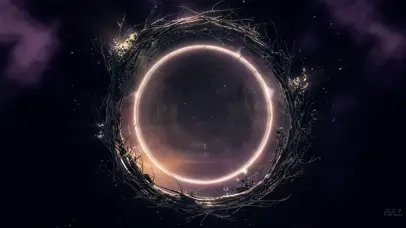 黑洞花环
