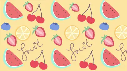 夏天夏季夏日清新水果