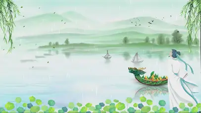 端午江南赛龙舟