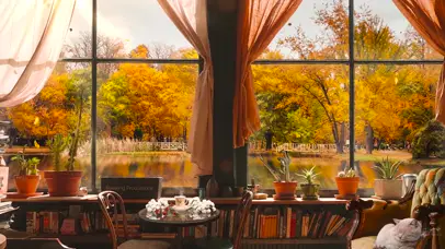 秋季咖啡厅