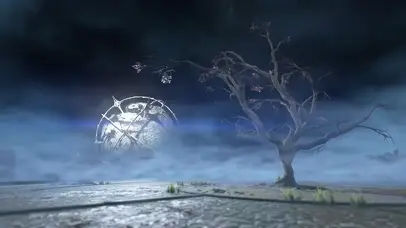 荒漠月球的樱树
