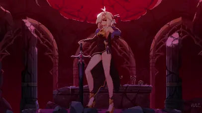 像素风 魔法女骑士