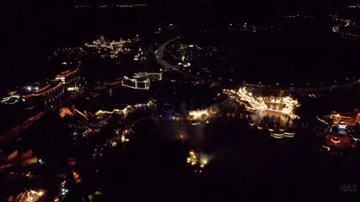 唯美烟花绽放天空