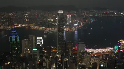 香港城市夜景