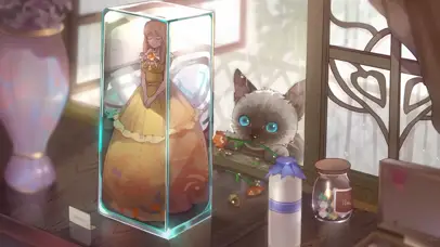 猫咪与玩偶~（梦幻唯美版）