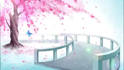 樱花飞舞