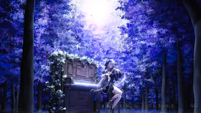 森林小提琴女神