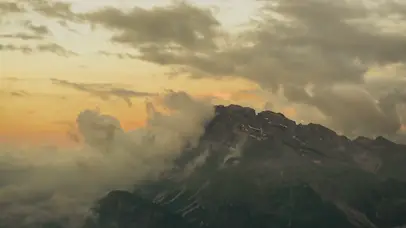 4K意大利白云石延时美景