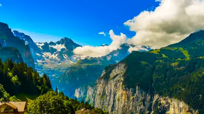 唯美山川云雾延时