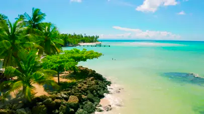 航拍夏威夷大海