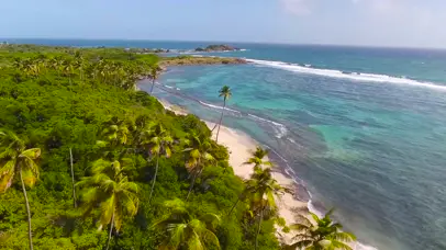 航拍夏威夷大海