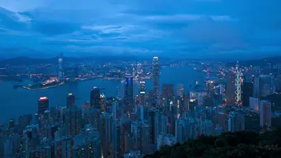 维多利亚港夜景