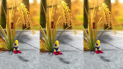 积木奥斯卡-治愈稻谷