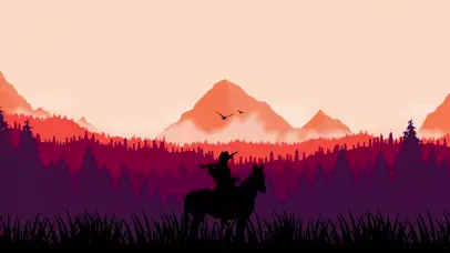 【4K】极简夕阳下的丛林猎人