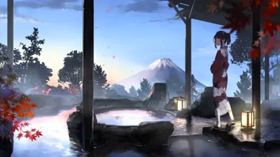 温泉少女