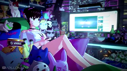 守望先锋  打游戏